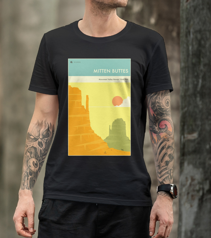 MITTEN BUTTES Monument Valley Navajo Tribal Park T-Shirt