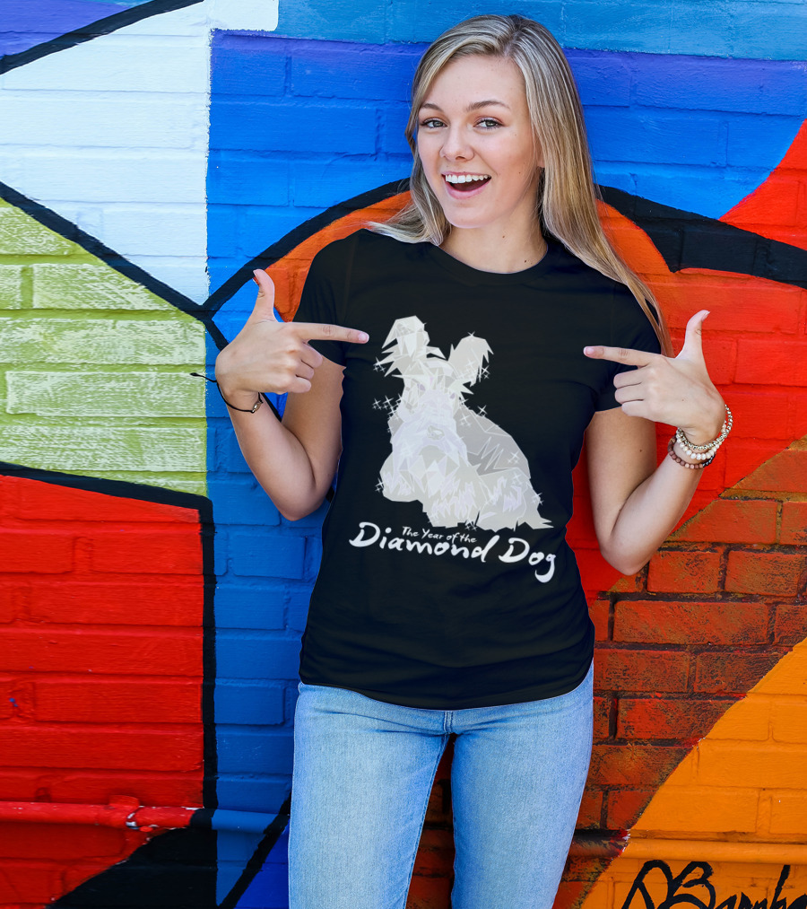 The Year Of The Diamond Dog Crystal Canine Sparkle T-Shirt