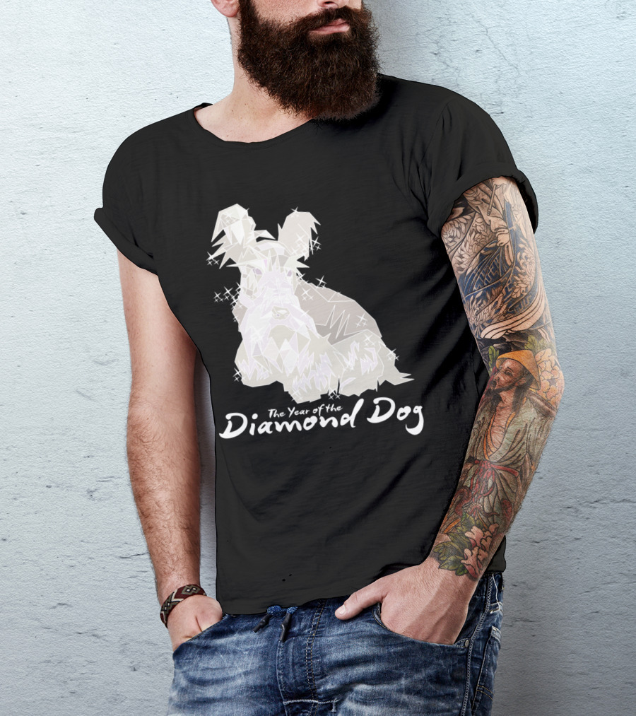 The Year Of The Diamond Dog Crystal Canine Sparkle T-Shirt