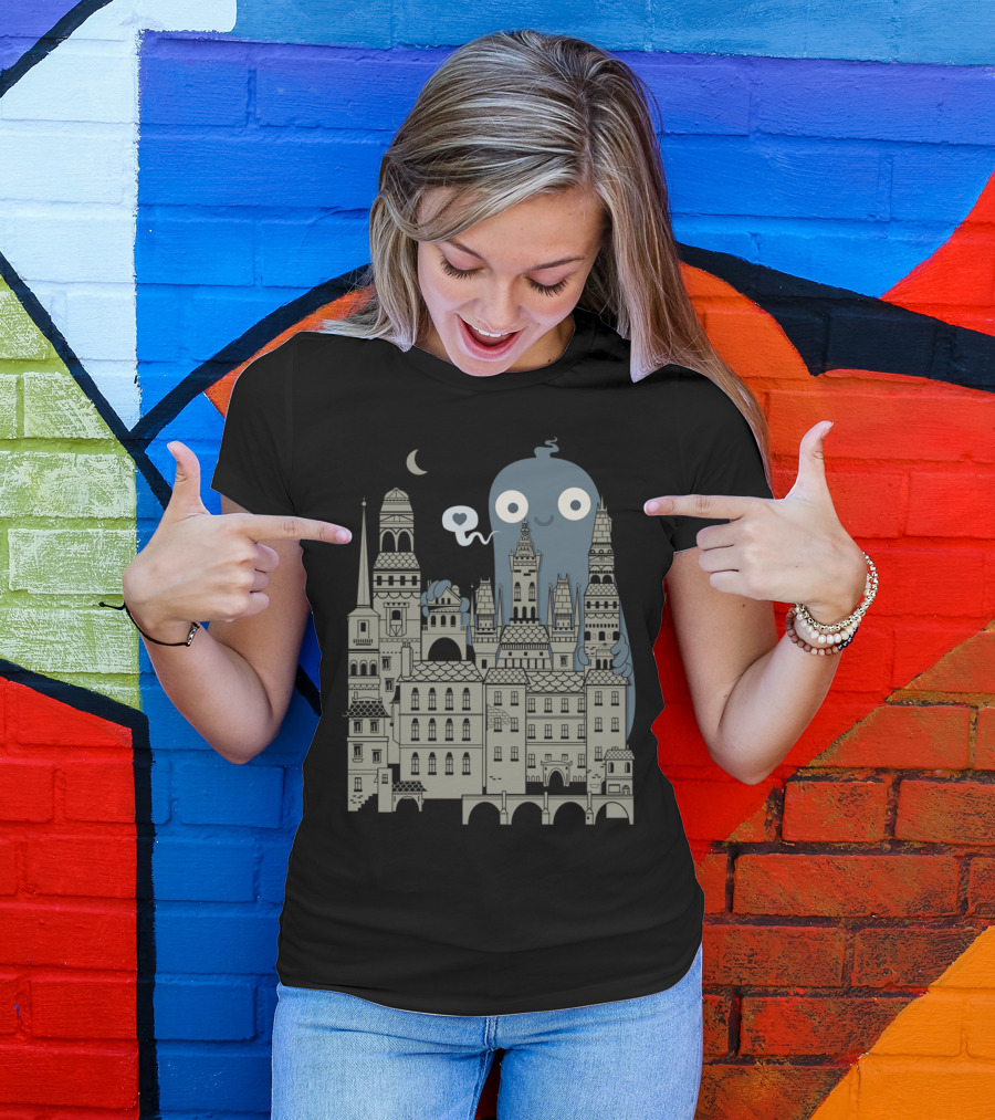 I <3 My City Monster And Skyline Scene T-Shirt