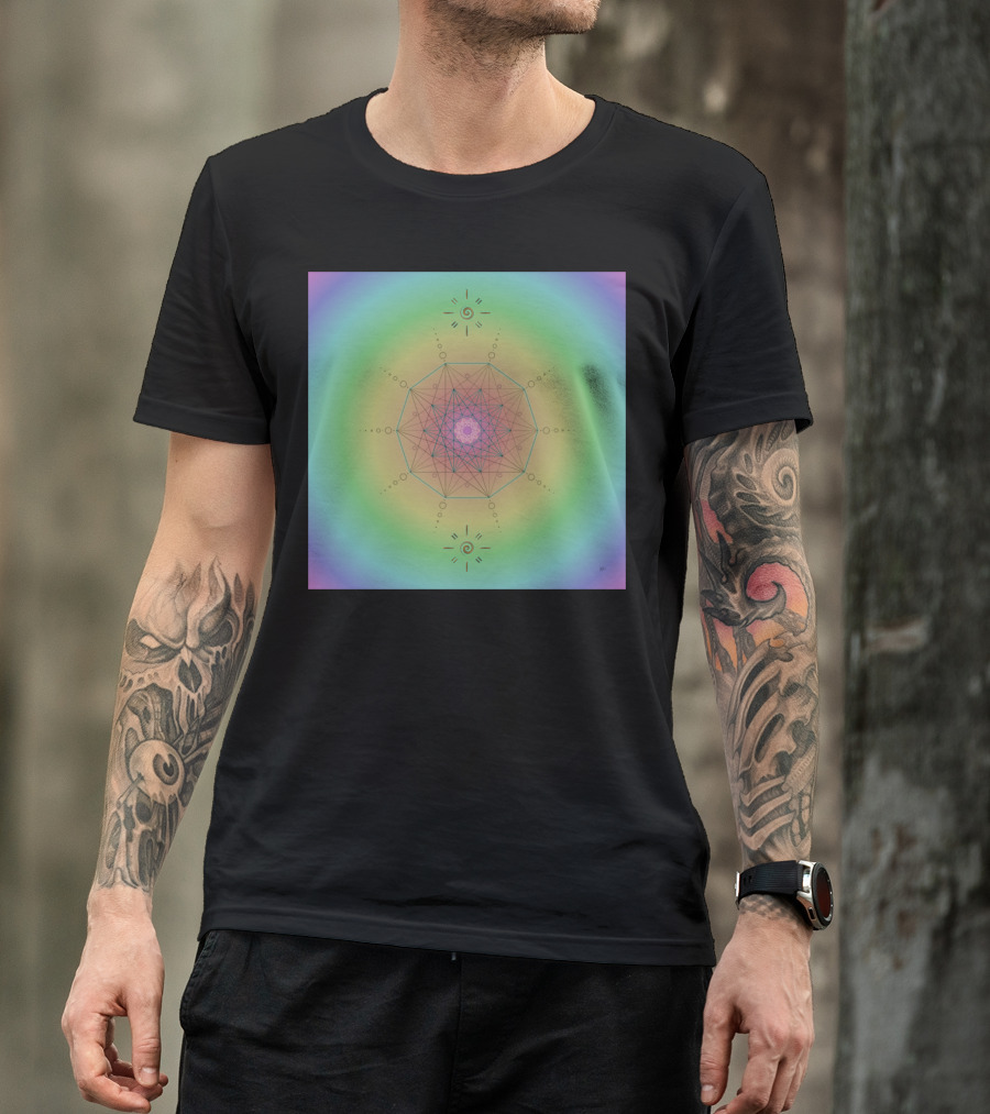 Oneness Chakras Sacred Geometry By Creat T-Shirt