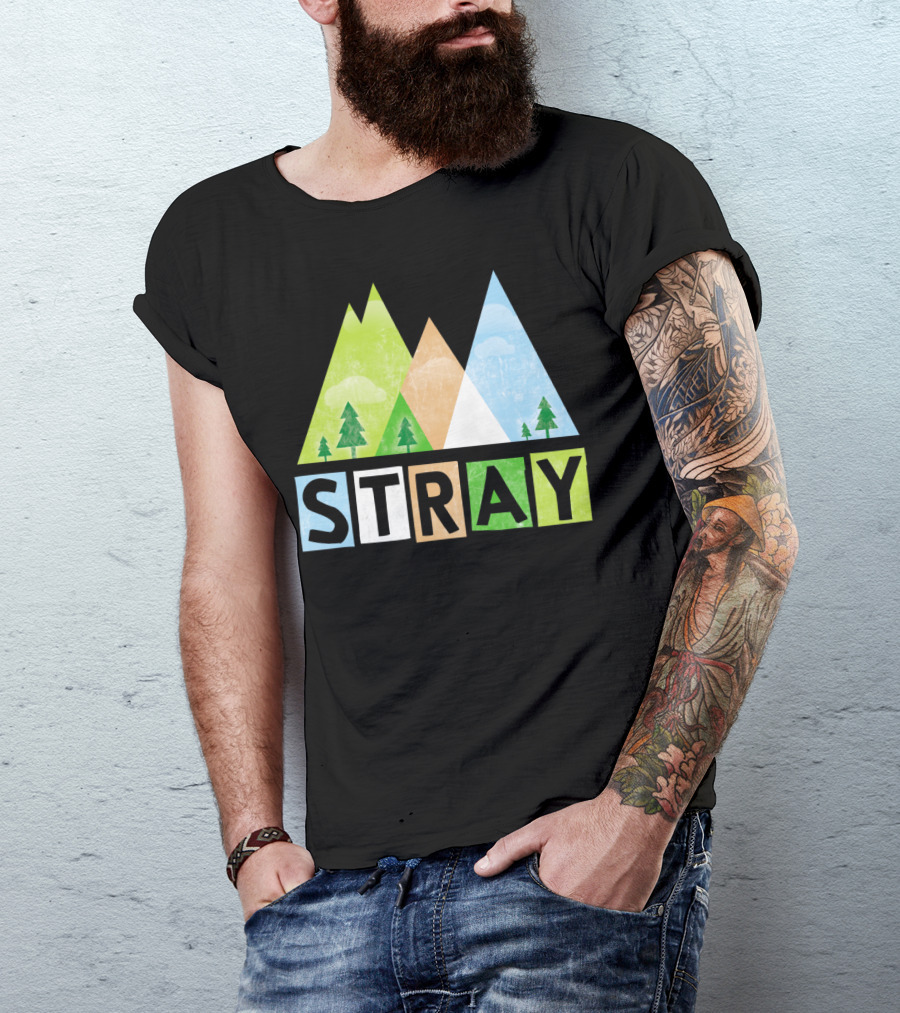 STRAY Mountain Trees Adventure T-Shirt