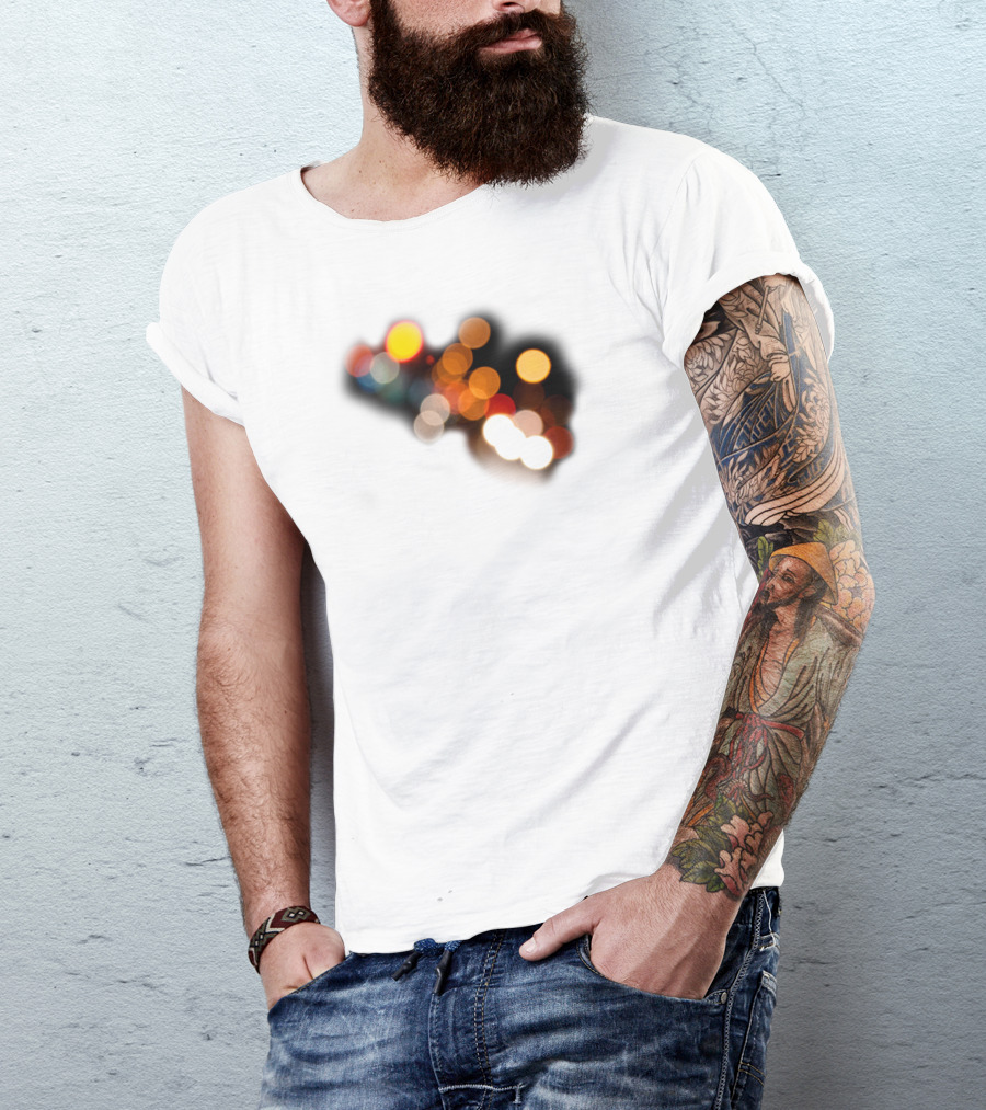 Orbs Of Light Abstract Bokeh Photography T-Shirt