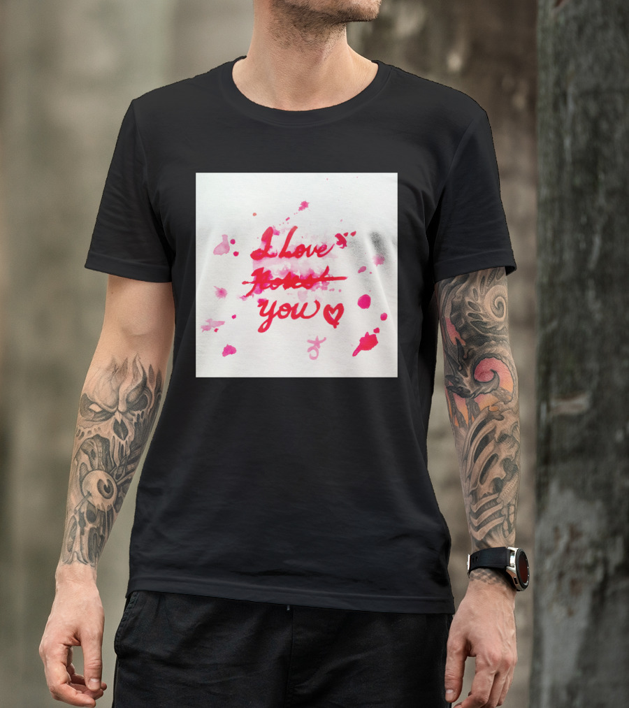 I Love Roses I Mean I Love You Heart Watercolor T-Shirt