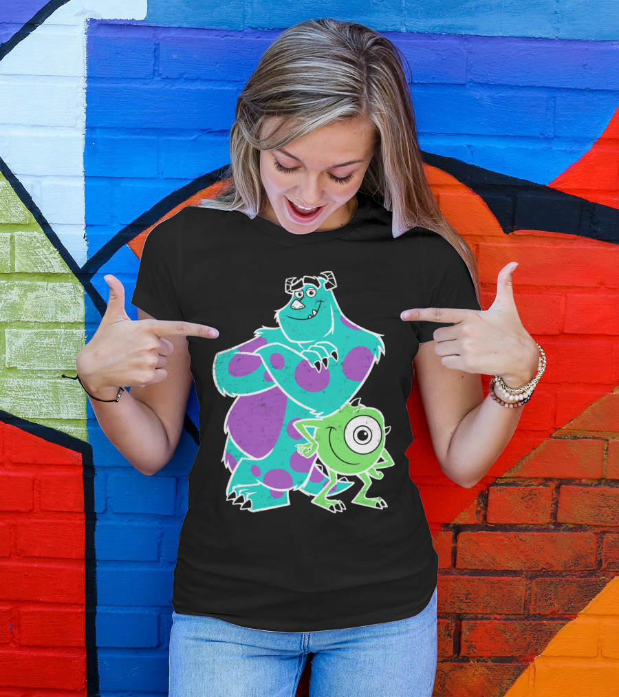 Monsters Inc Sulley And Mike Pixar Duo T-Shirt