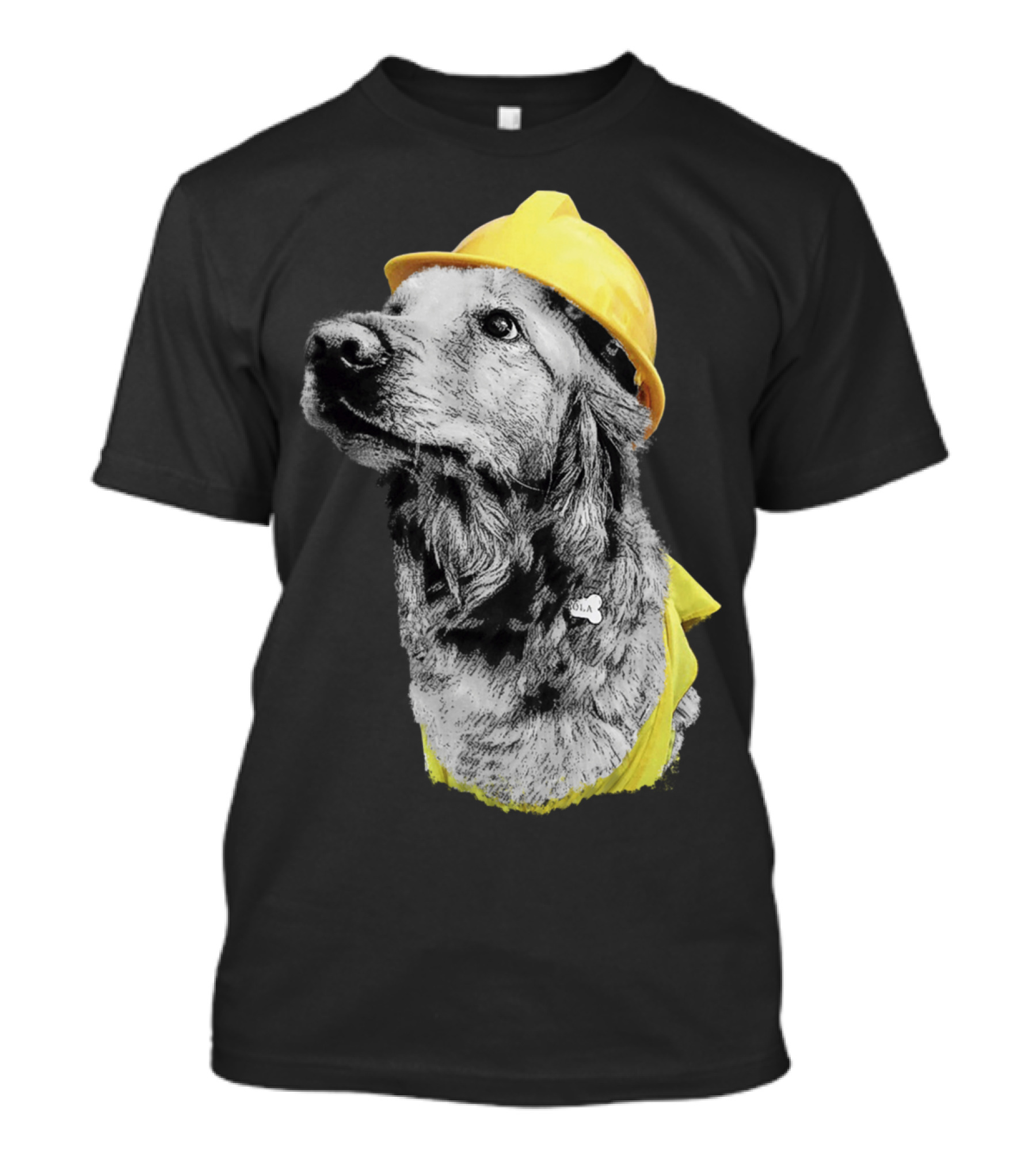Lola Dog Construction Worker T-Shirt