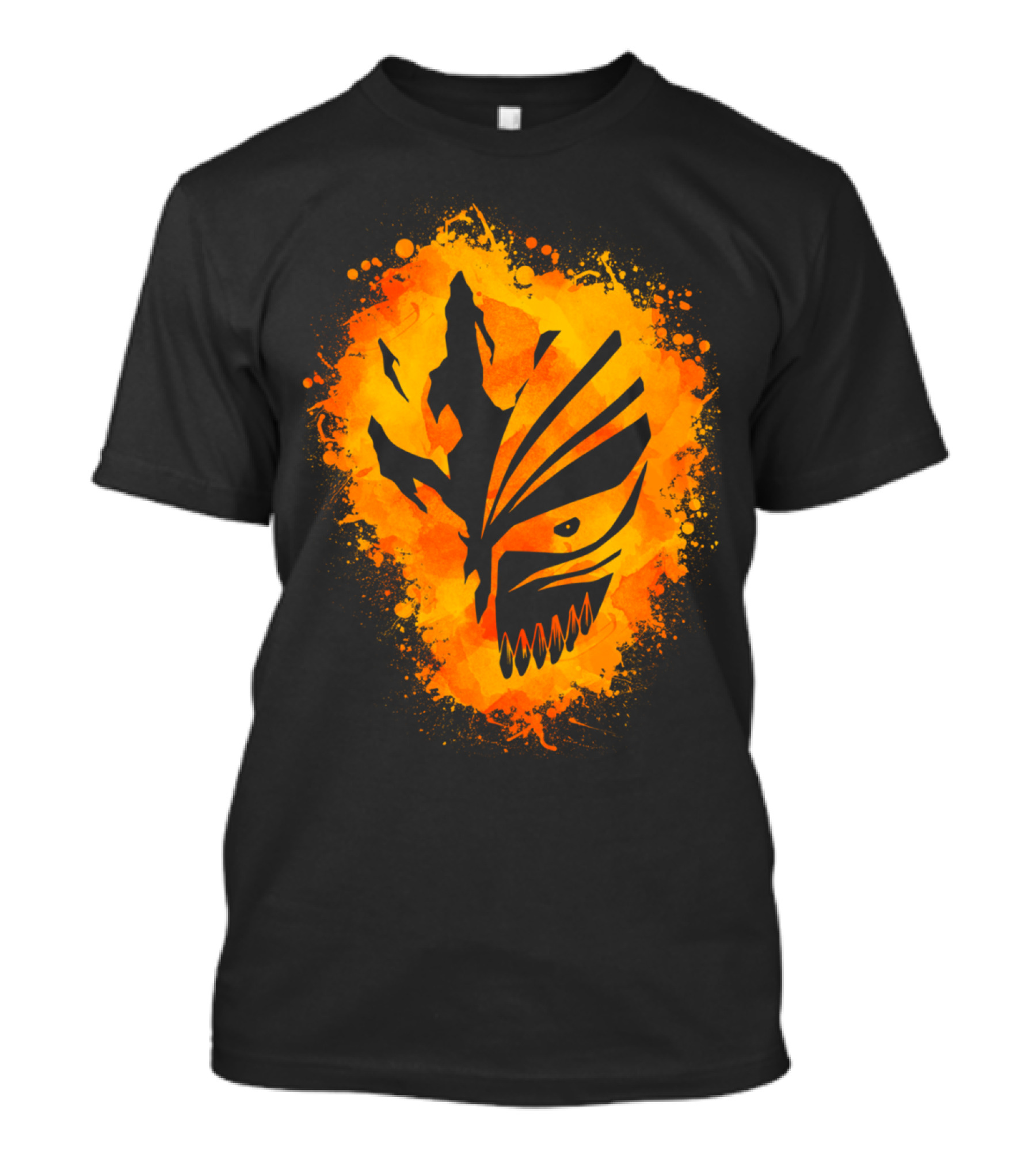 Bleach Hollow Mask Flame Burst T-Shirt