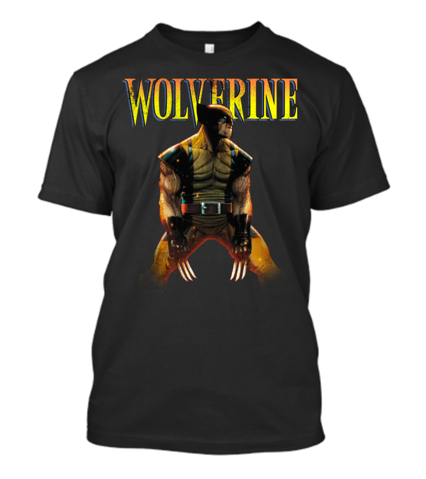 Wolverine Claws Out Classic Superhero Stance T-Shirt