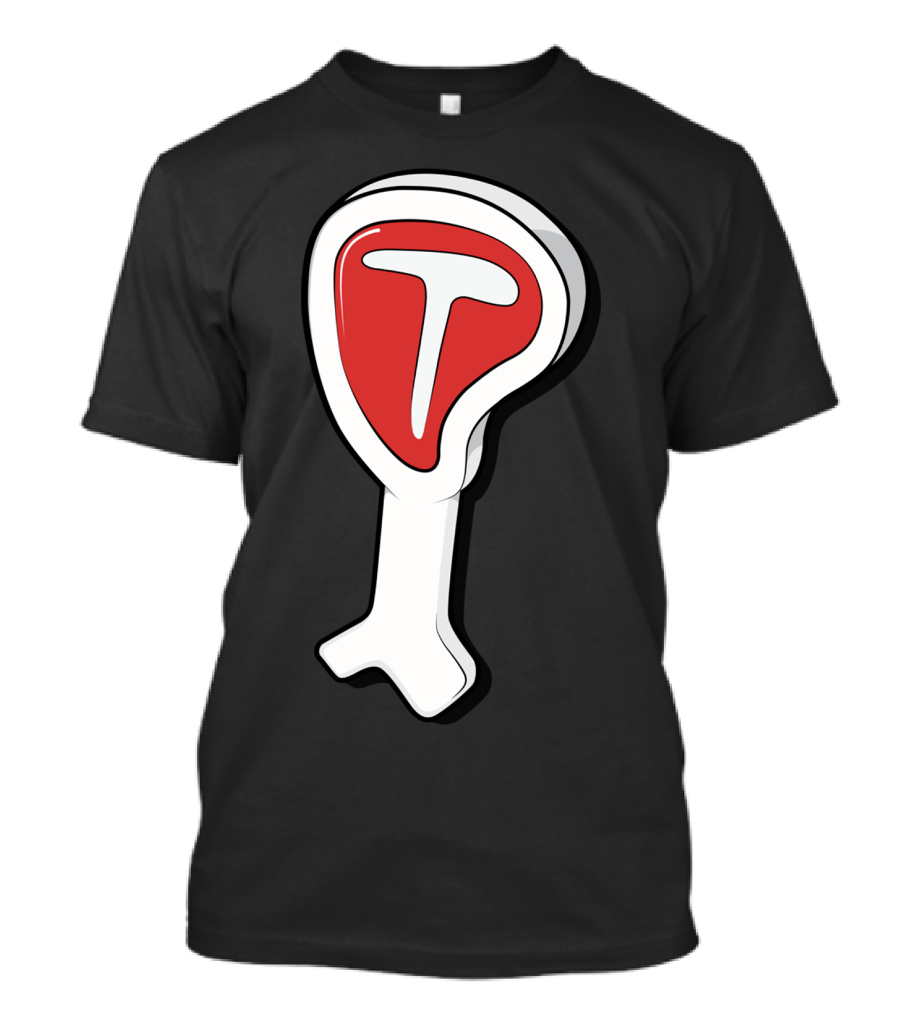 T Bone Meat Cartoon T-Shirt