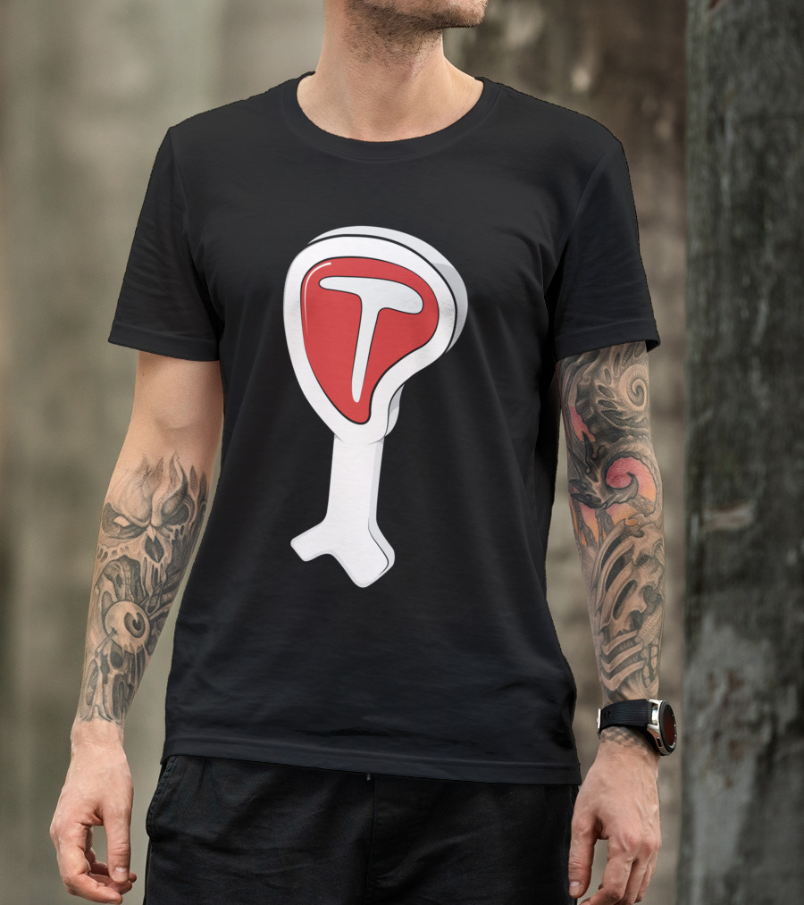 T Bone Meat Cartoon T-Shirt