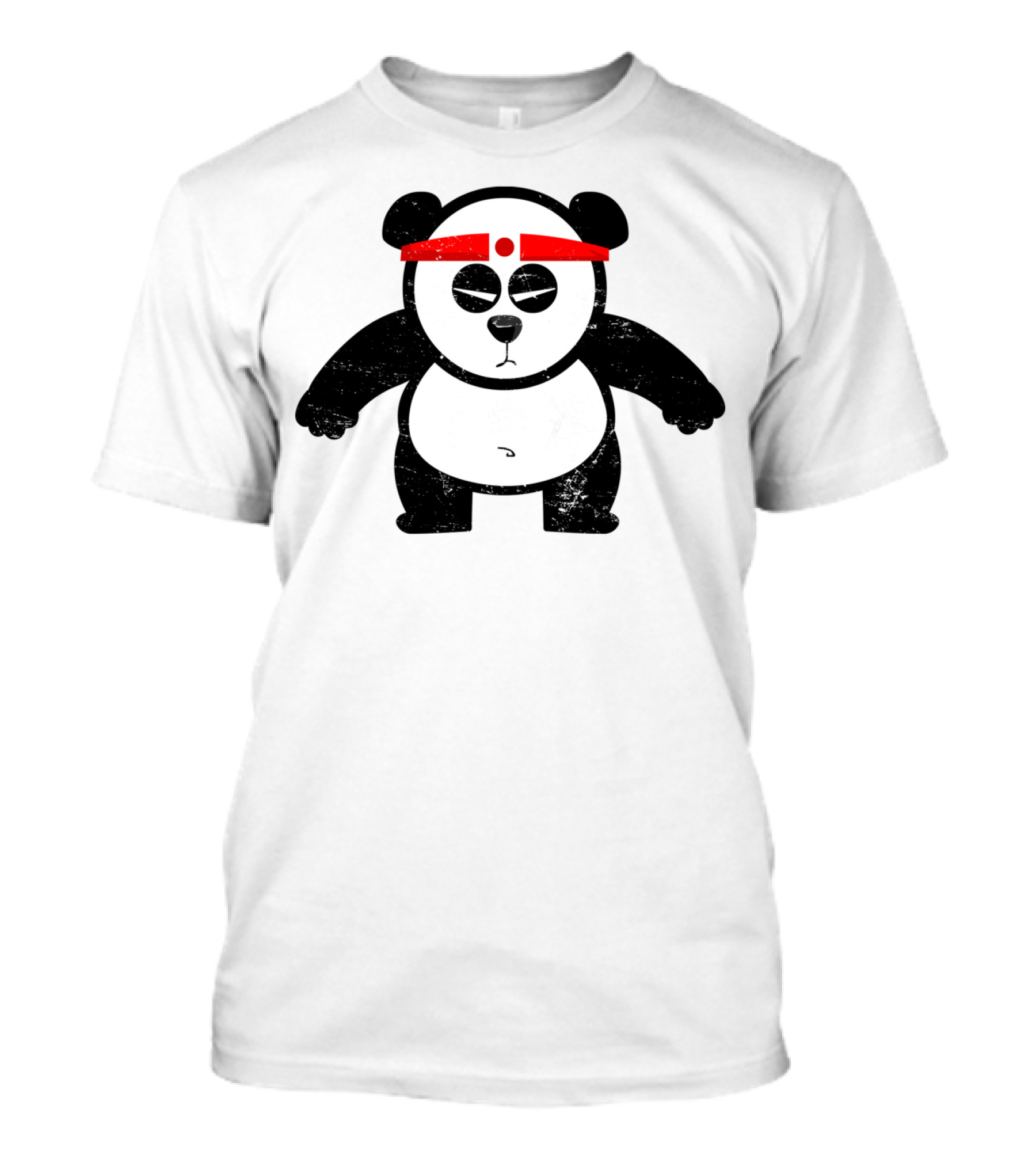 PANDA ACTION RED HEADBAND T-Shirt