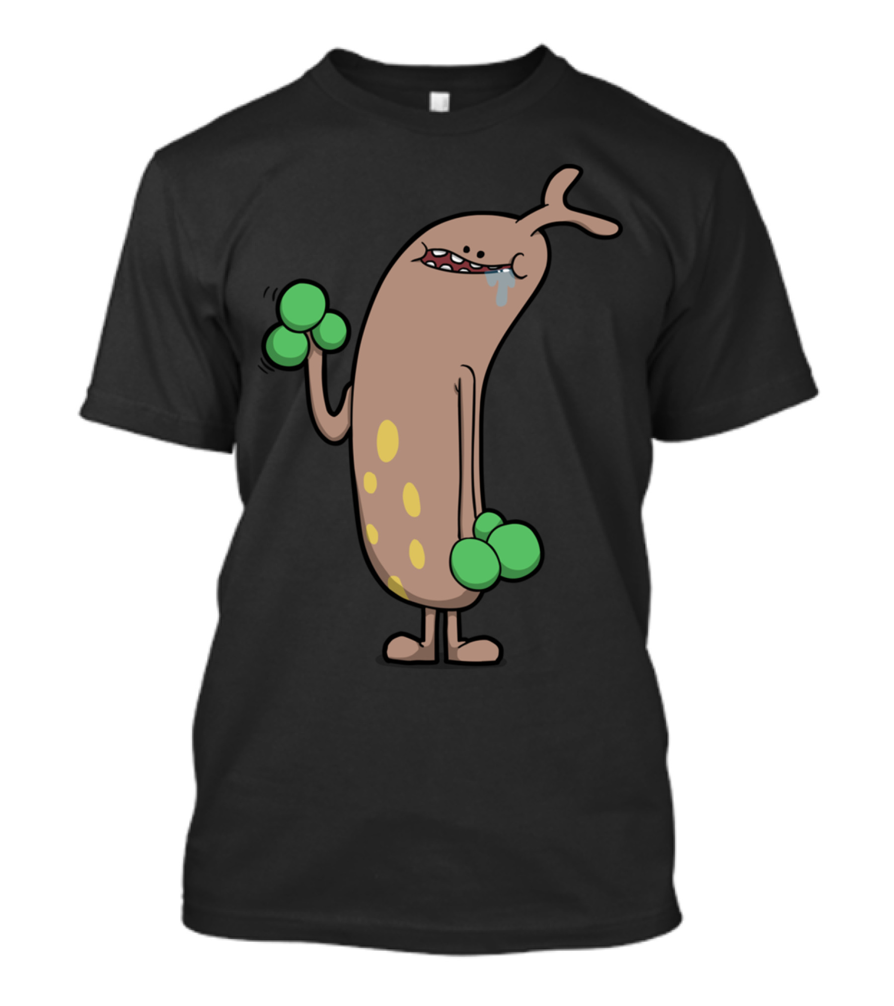 Woodo Monster With Green Mittens And Spotted Body T-Shirt