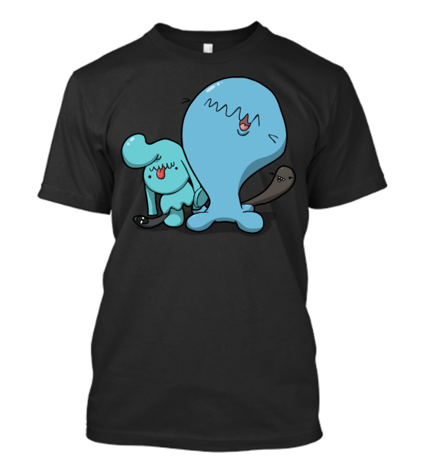 Wobbuffet And Wynaut Pokémon Fan Art WOOOOOBBA T-Shirt
