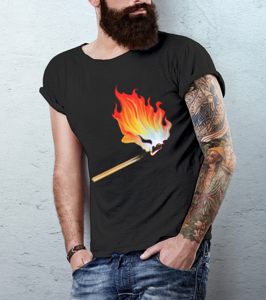 Flame Spren Matchstick Ignition Essence T-Shirt