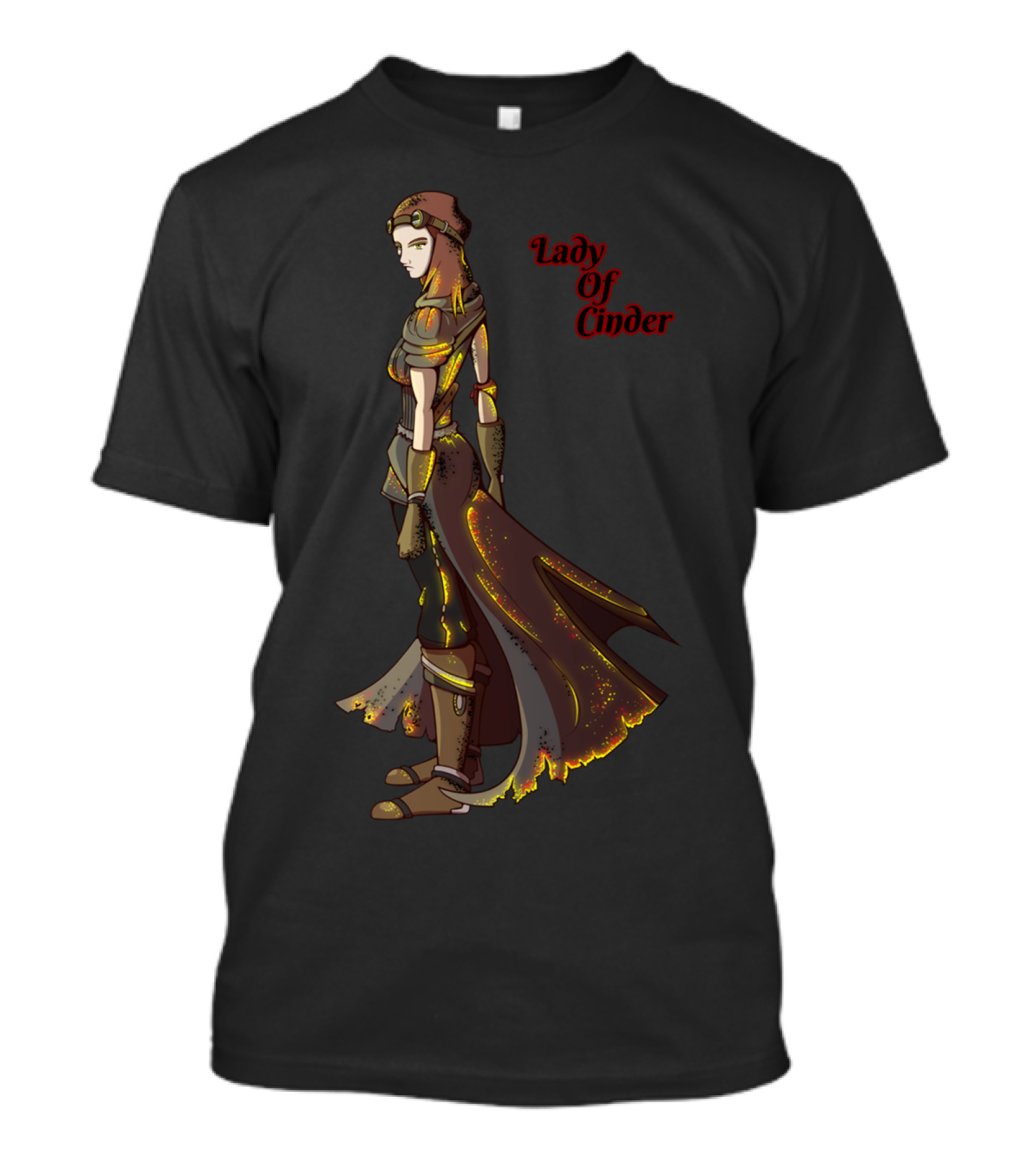 Dark Souls Lady Of Cinder Fire-Inspired Character T-Shirt