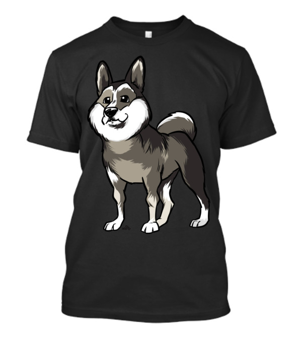 Laika Space Adventure Cartoon Dog Breed T-Shirt