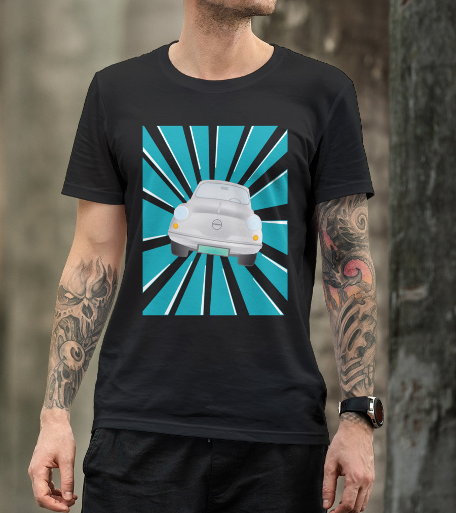 Retro Car Burst With Classic T-Shirt