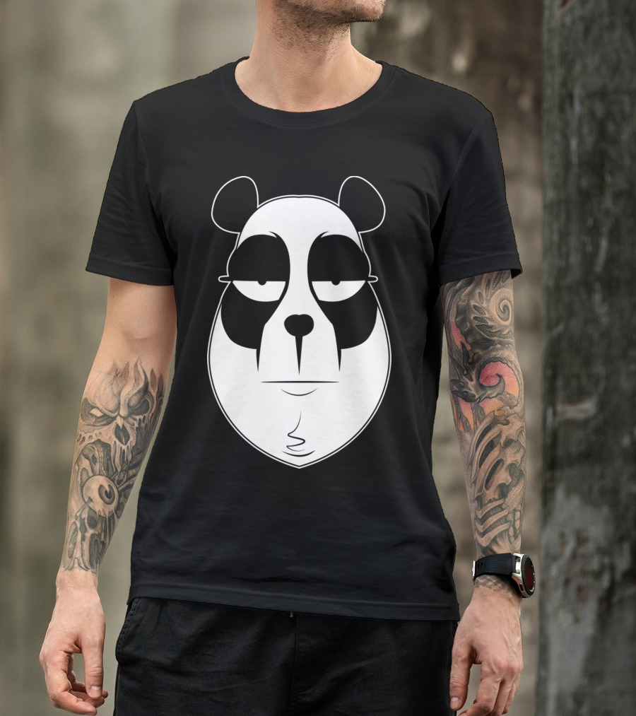 Panduh Panda Face With Relaxed Expression T-Shirt