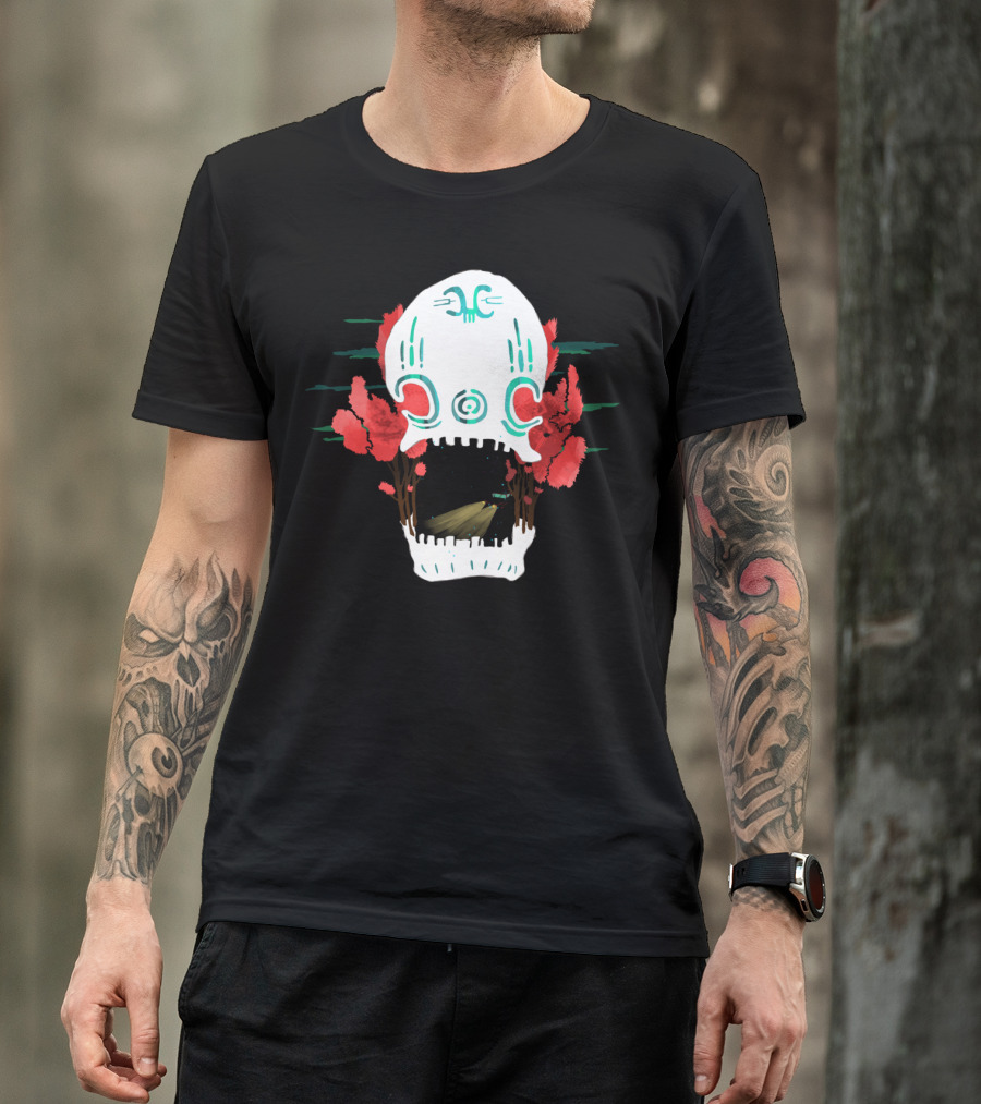 Traveler Skull Forest Road Adventure T-Shirt