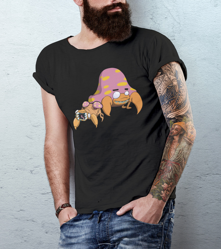 Parasitic Buddies Parasect Crab T-Shirt