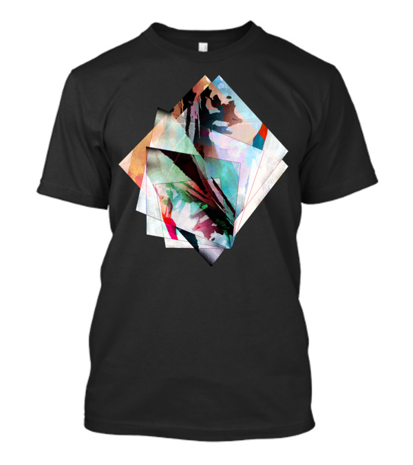 Triangular Dreams In Multicolored Abstract Layers T-Shirt