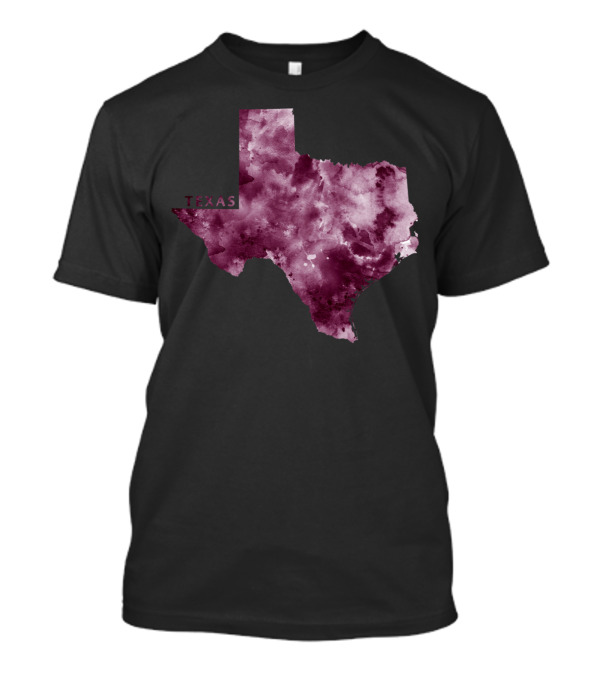Texas Map Watercolor T-Shirt
