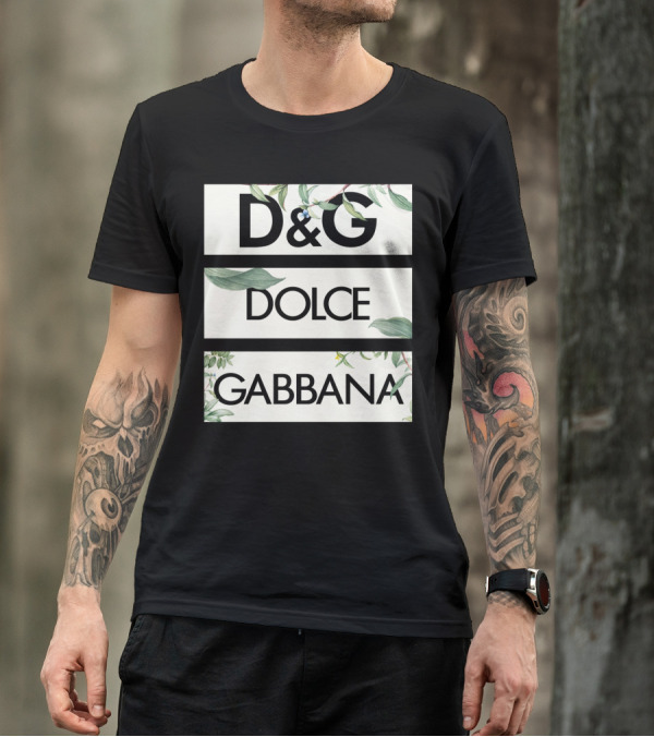 D&G Dolce Gabbana Botanical Leafs T-Shirt