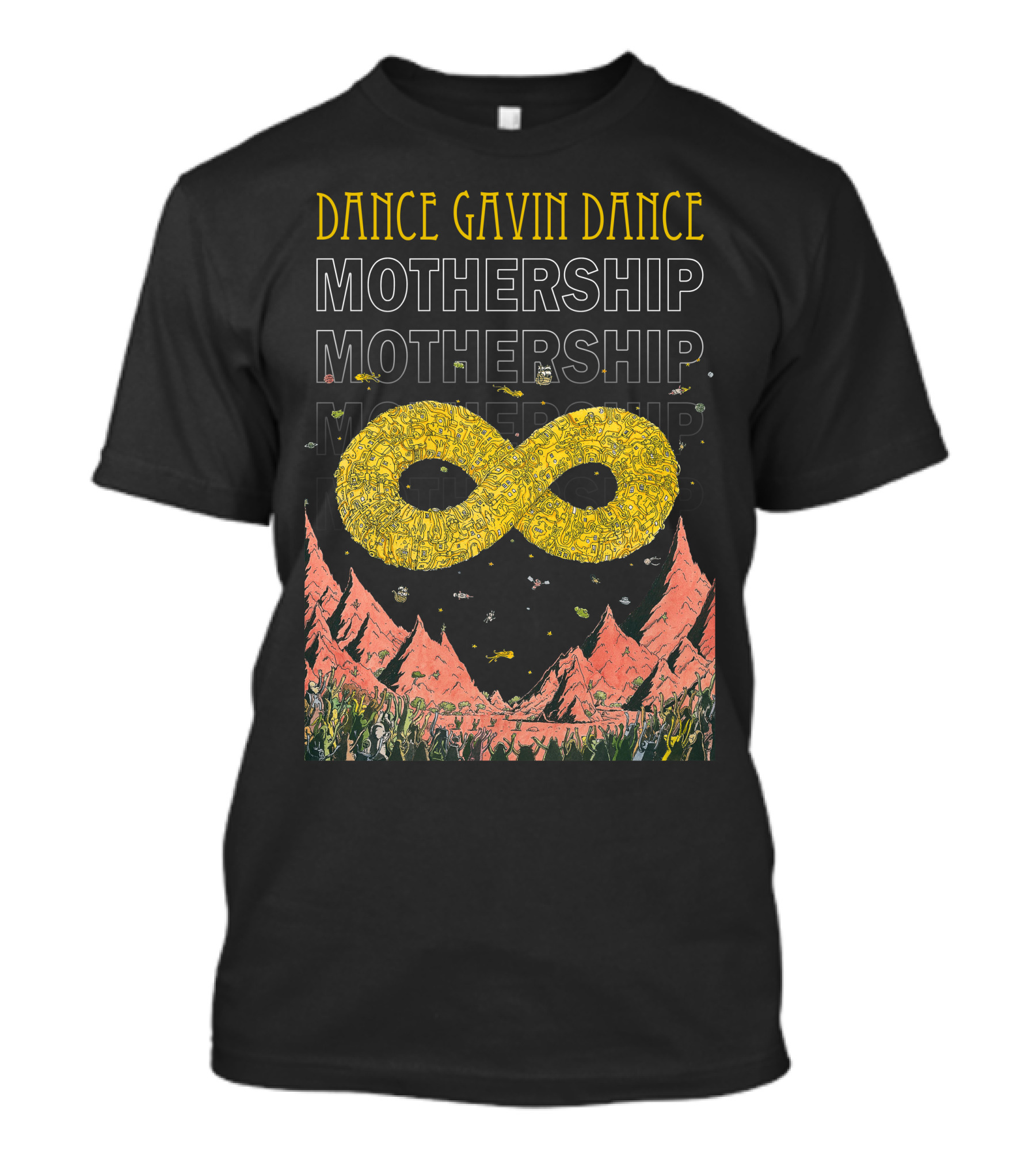 Dance Gavin Dance Mothership Infinity Artwork T-Shirt
