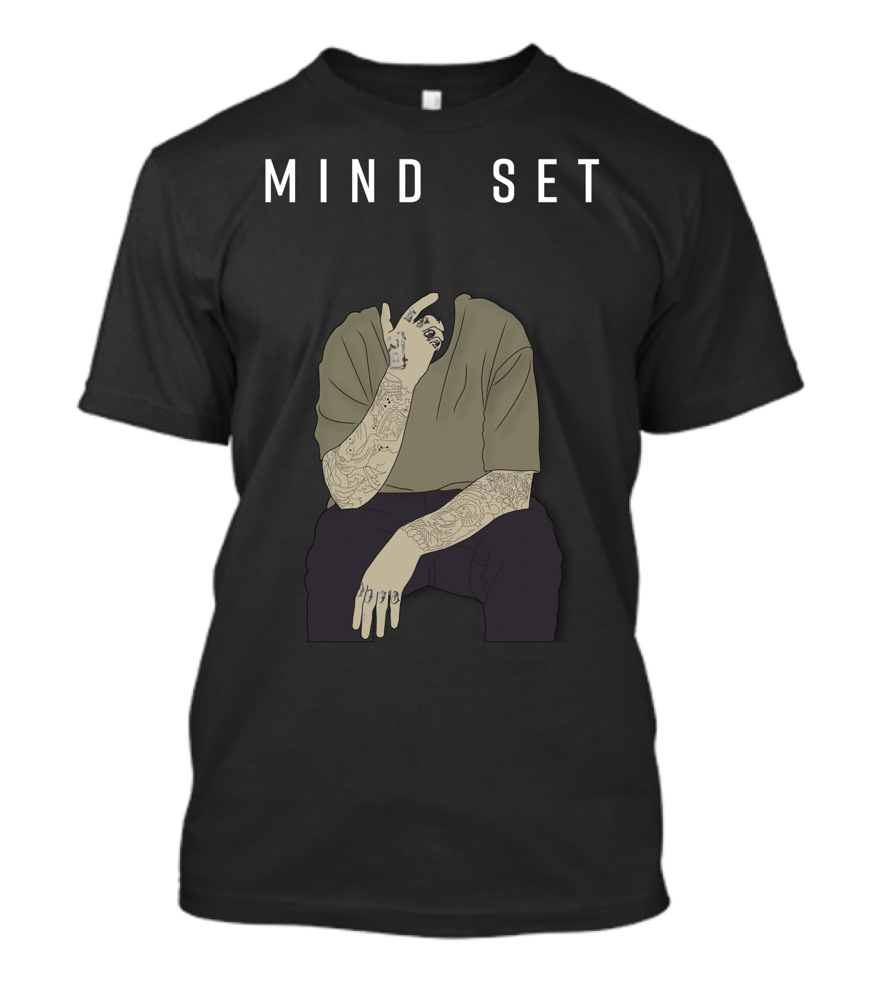 Mind Set Tattoo Art T-Shirt