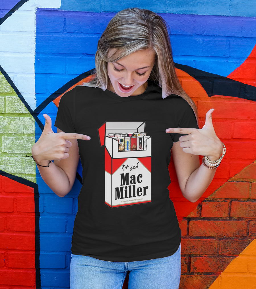 Mac Miller Malcolm James Mccormick Album Pack T-Shirt