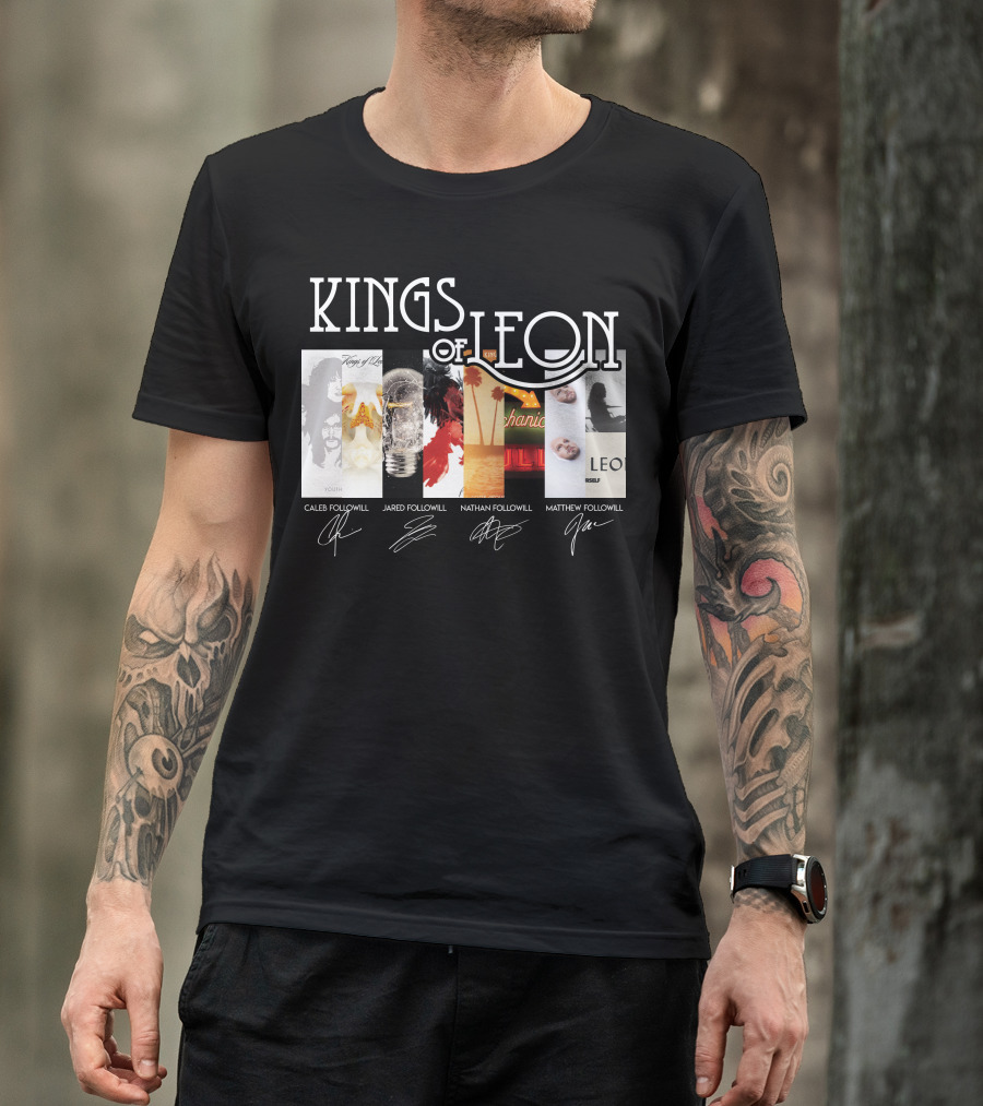 Kings Of Leon Called Followill Signatures T-Shirt