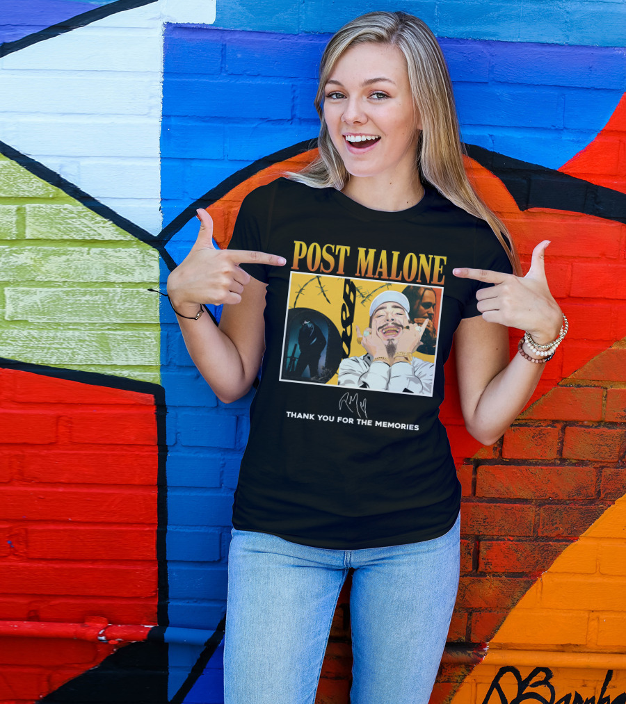 Post Malone Thank You For The Memories T-Shirt