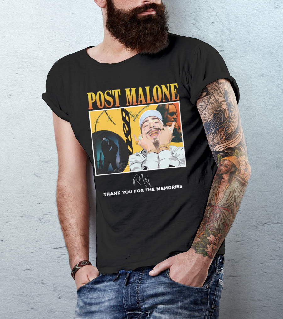 Post Malone Thank You For The Memories T-Shirt