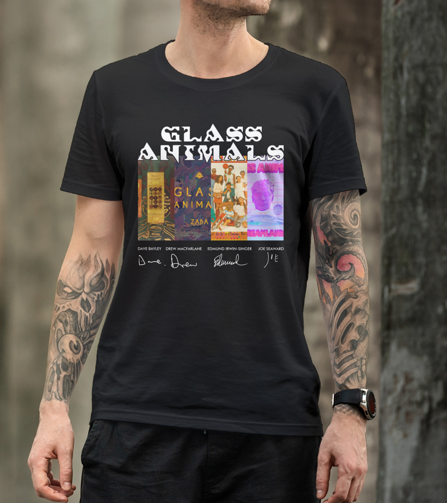 Glass Animals Dave Bayley Drew Macfarlane Edmund Irwin-Singer Joe Seaward Zaba Dreamland T-Shirt