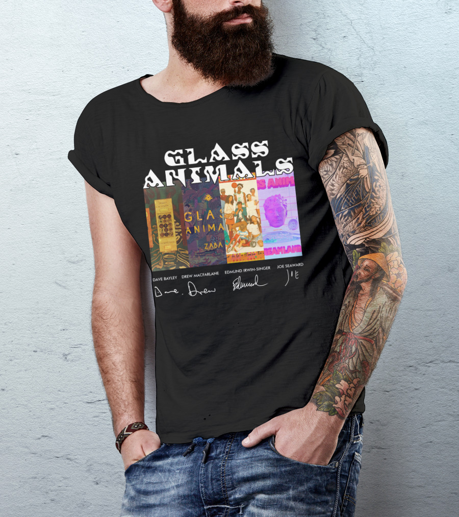 Glass Animals Dave Bayley Drew Macfarlane Edmund Irwin-Singer Joe Seaward Zaba Dreamland T-Shirt
