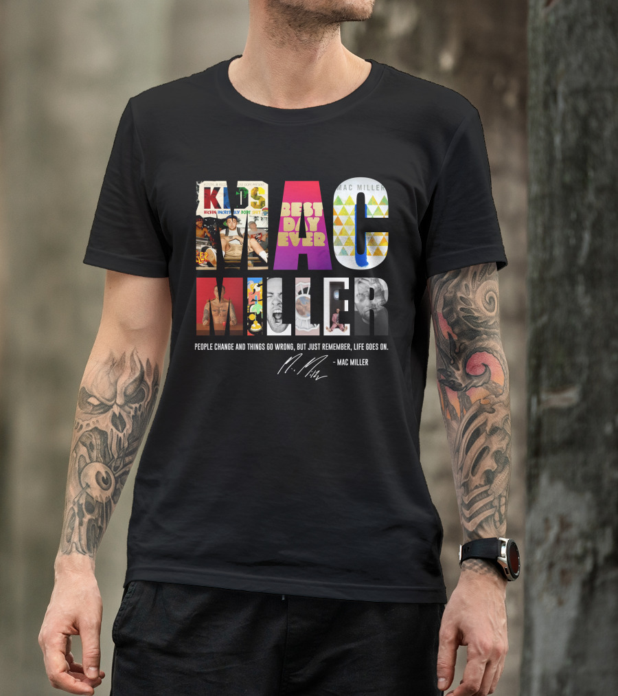 Mac Miller Best Day Ever Kids Poster T-Shirt