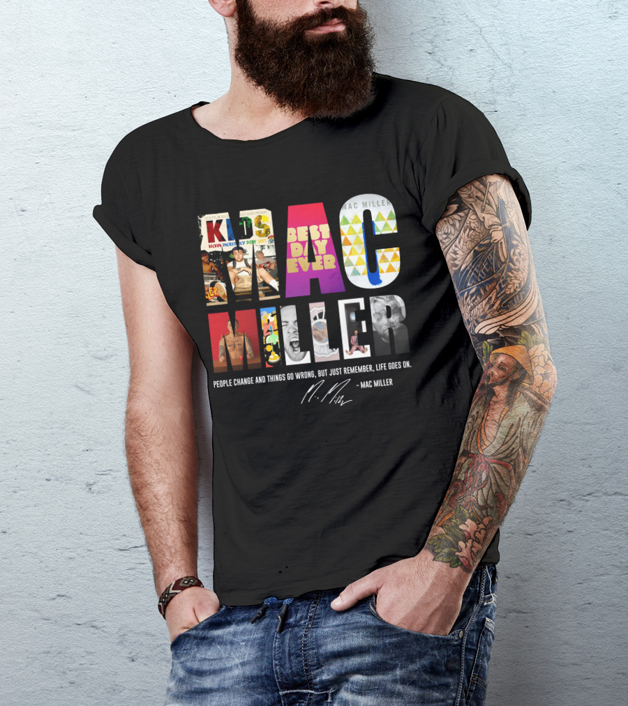 Mac Miller Best Day Ever Kids Poster T-Shirt