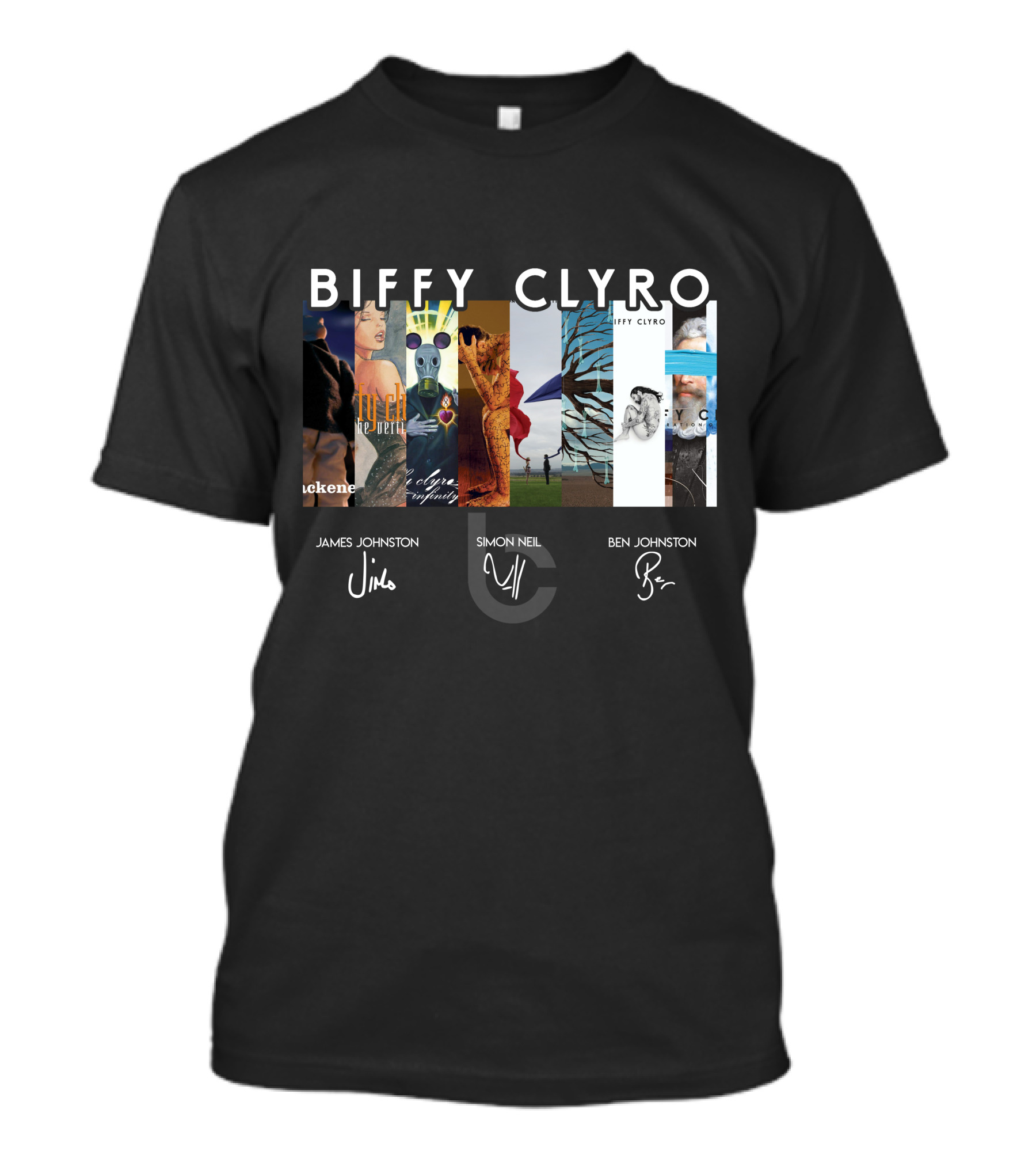 Biffy Clyro Album Art Collage James Johnston Simon Neil Ben Johnston T-Shirt