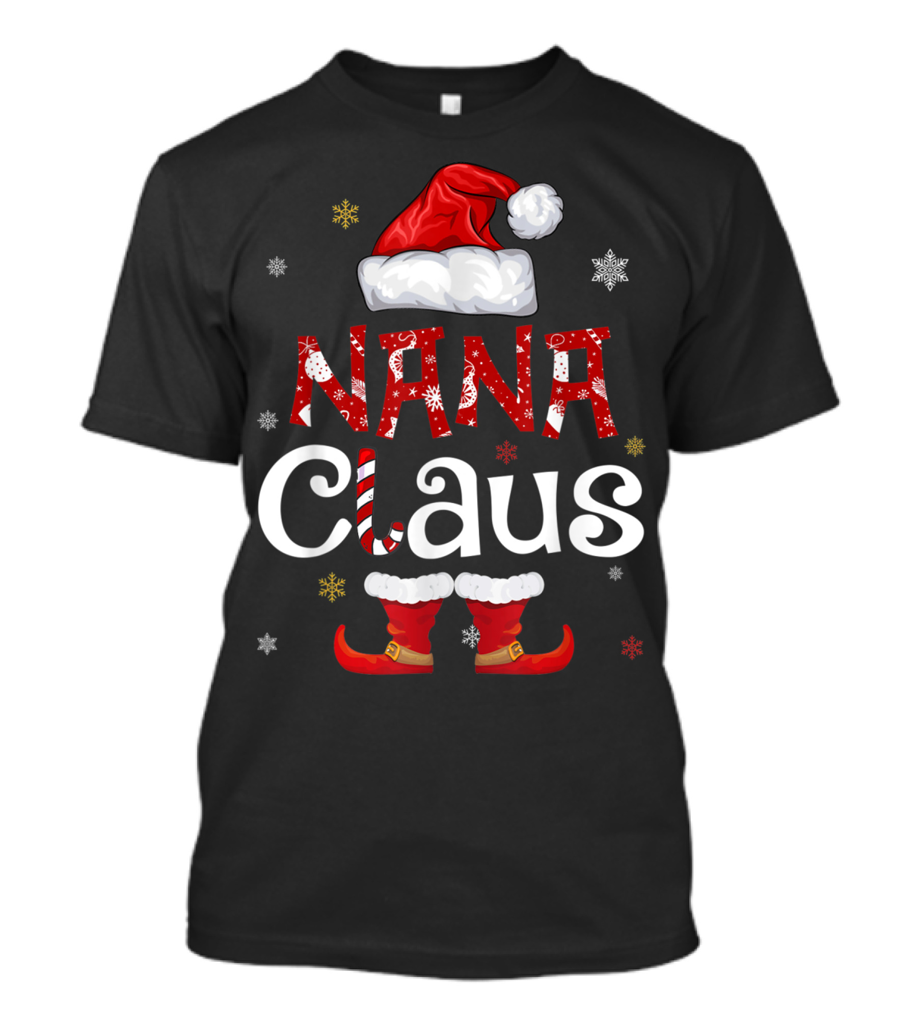 NANA CLAUS FUNNY SANTA MERRY T-Shirt