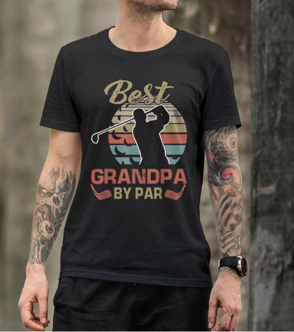Best Grandpa By Par Golfing T-Shirt