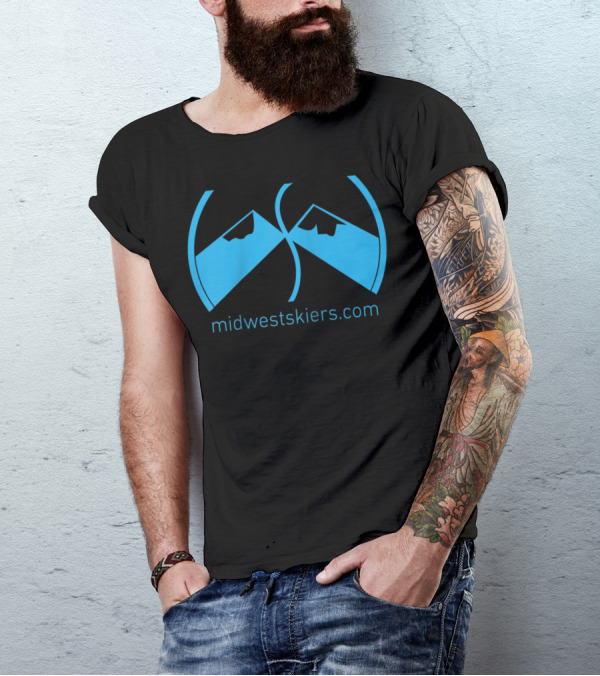 Midwest Skiers Com Skiing Mountains T-Shirt