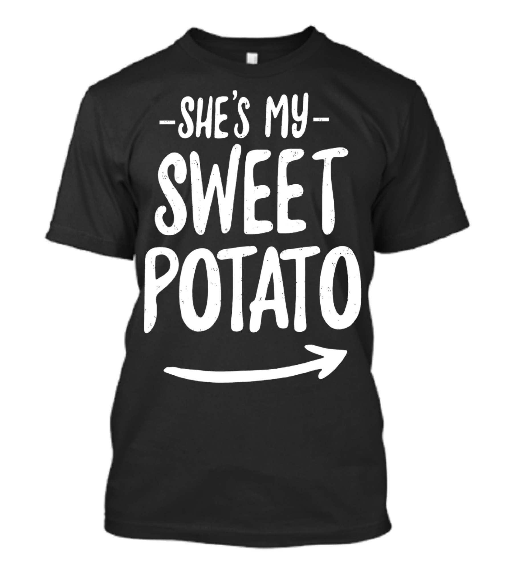 SHE'S MY SWEET POTATO I YAM COUPLE'S MATCHING ARROW T-Shirt