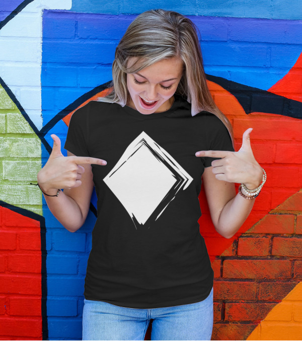 THERE'S A GEMINI White Diamond T-Shirt