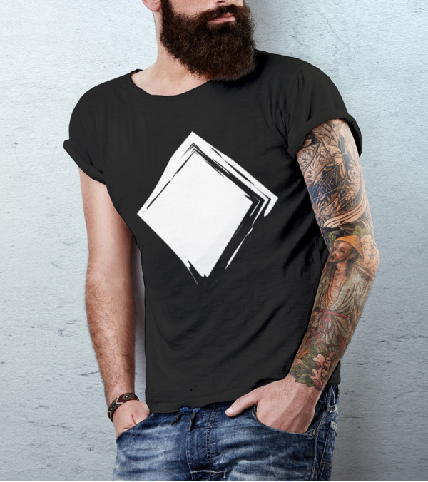 THERE'S A GEMINI White Diamond T-Shirt