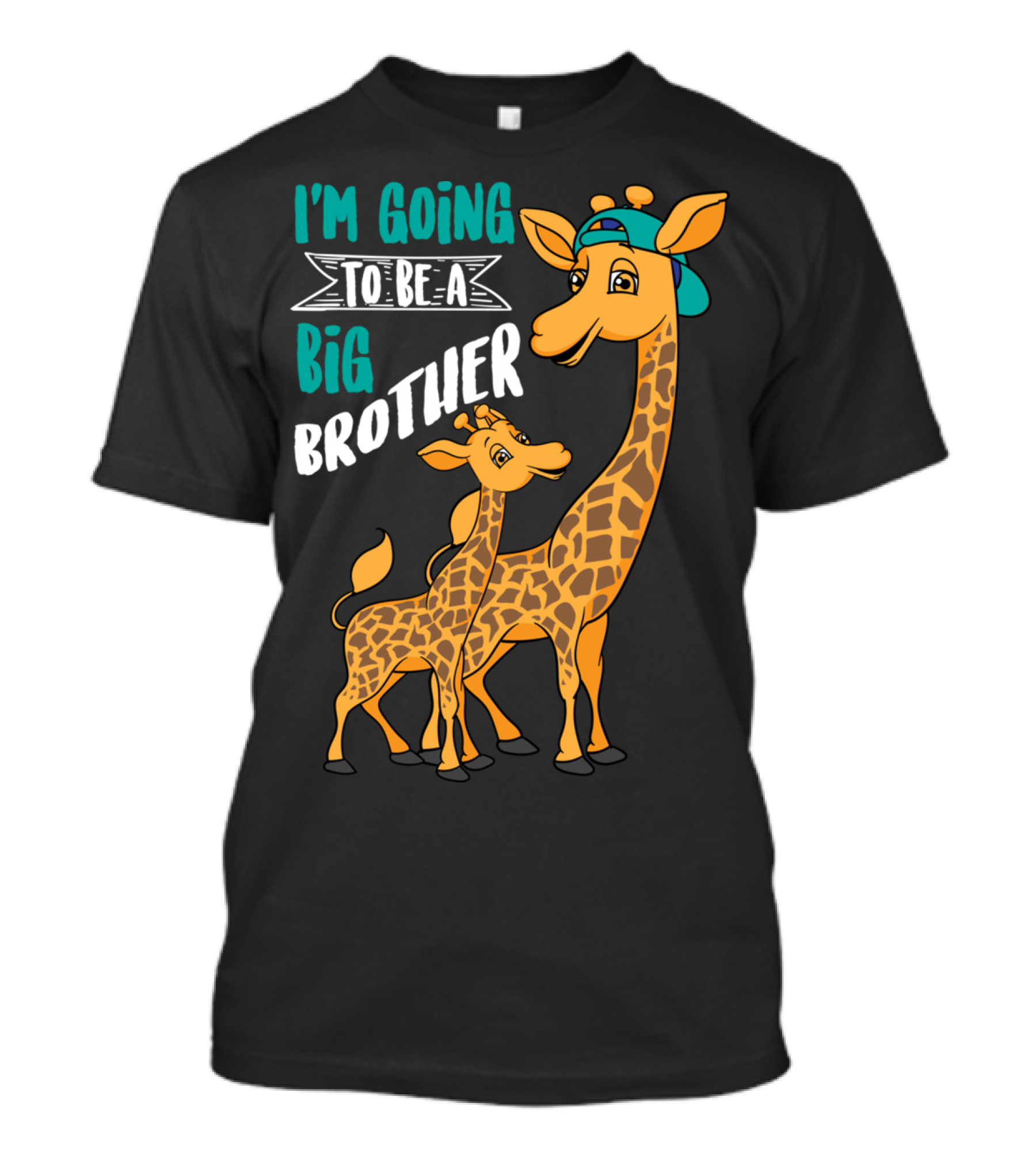 I'm Going To Be A Big Brother Giraffes T-Shirt