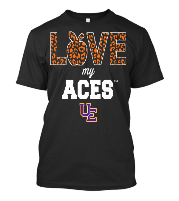 Love My Aces UE Evansville Purple Aces Tailgating T-Shirt
