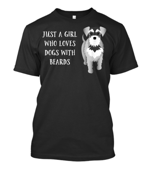 Just A Girl Who Loves Dogs With Beards T-Shirt