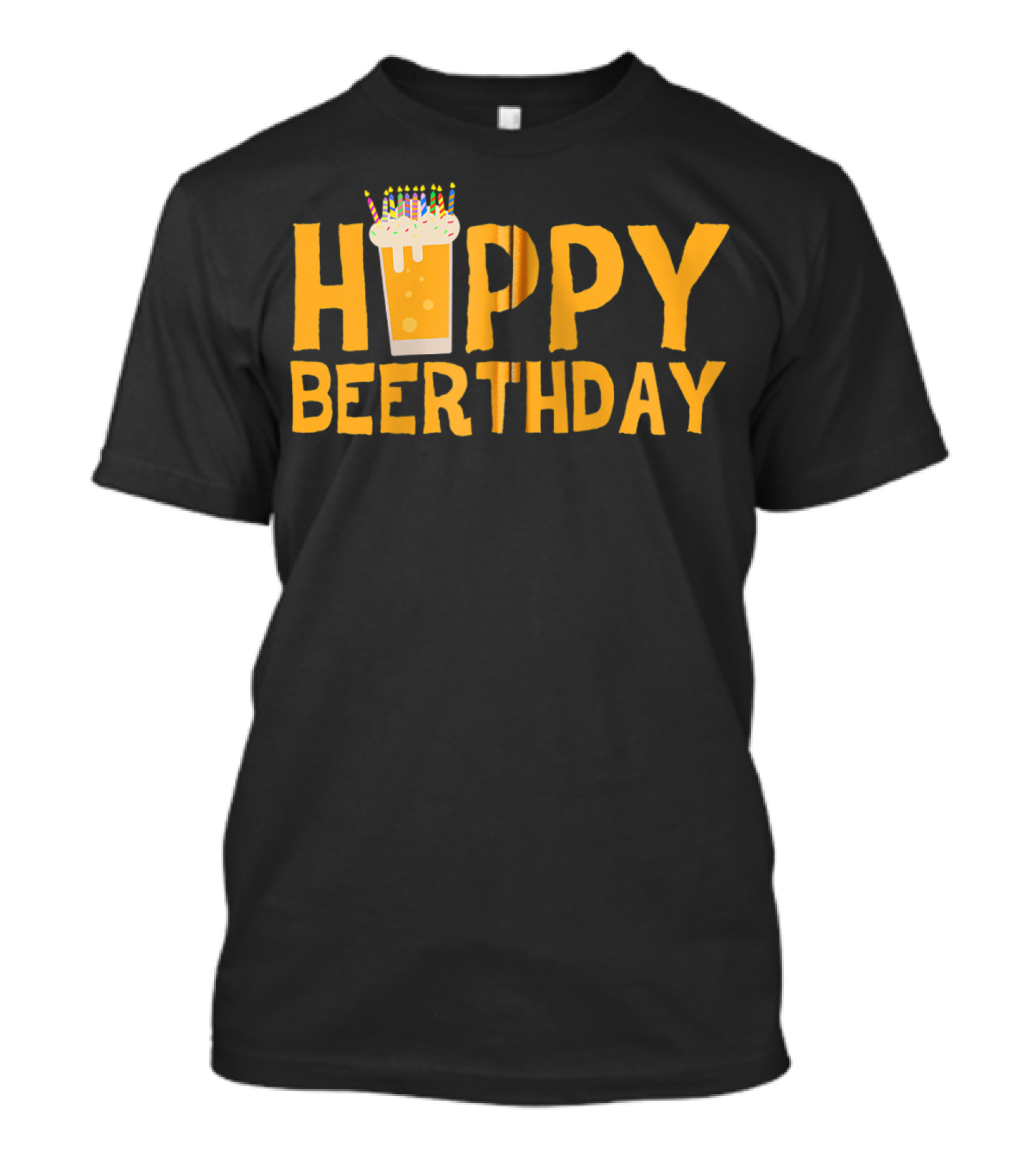 Hoppy Beerthday Birthday Beer Drinker Candles Cup T-Shirt