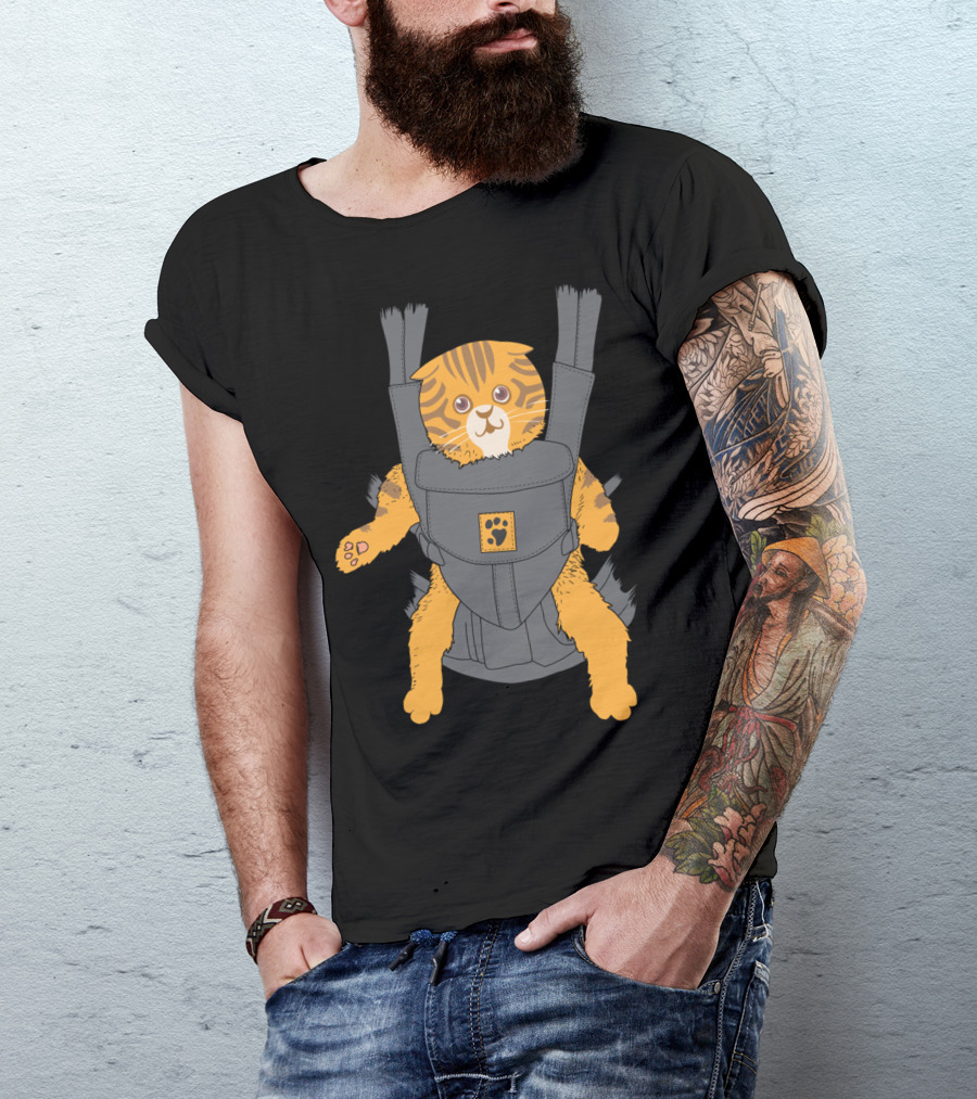 Cat Carrier Cool Crazy Feline Lovers Cute Tiger Cat Backpack T-Shirt