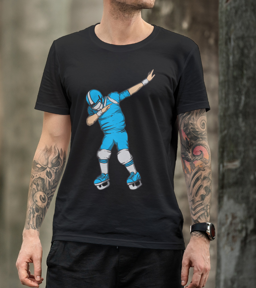 Proud Dabbing Ice Hockey Boy In Speedy Skates T-Shirt